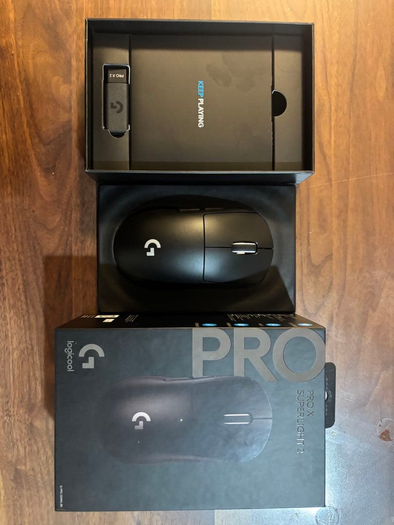 logicool PRO X SUPERLIGHT 2 ブラック 新品未使用 Logitech G PRO X SUPERLIGHT 2 4K Wireless Gaming Mouse - Black