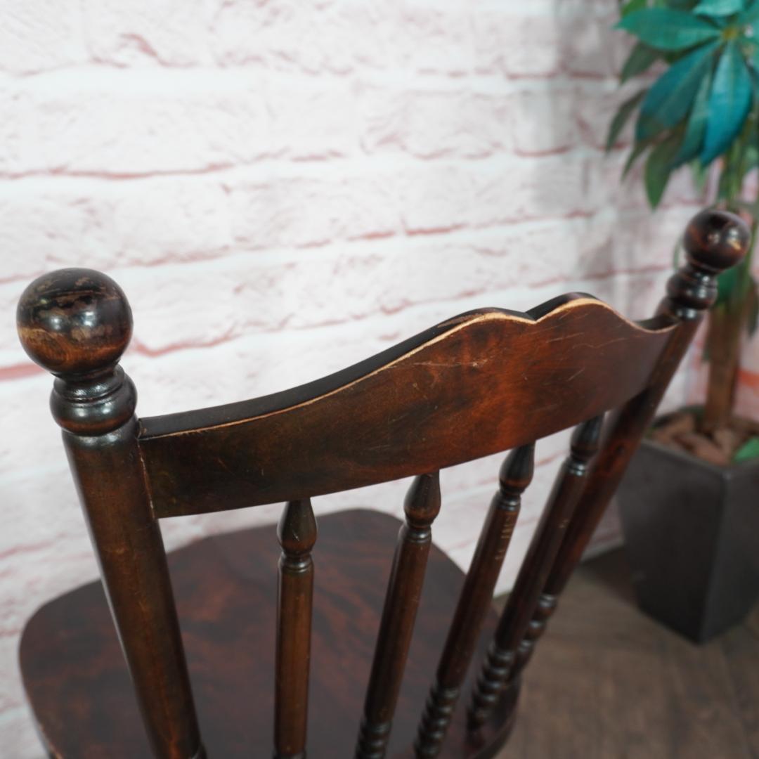 北海道民芸家具 ダイニングチェア HM626 ウィンザー スピンドル b