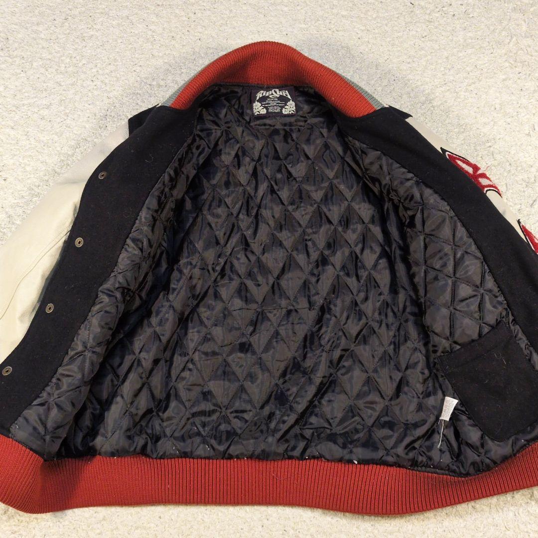 値下げ中1-42 RIPCURL スタジャン 袖レザー ワッペン