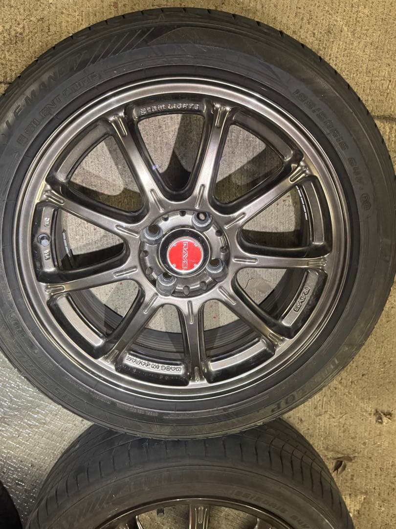 RAYS グラムライツ 57G 16×6.5J＋38 4穴 pcd100