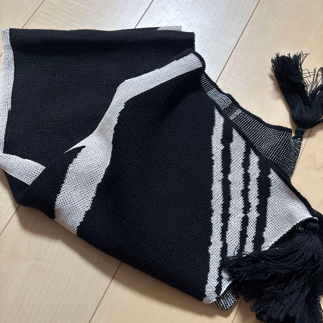 新品 幾何学模様 タッセル付き スカーフ エルフィンフォルク マフラー