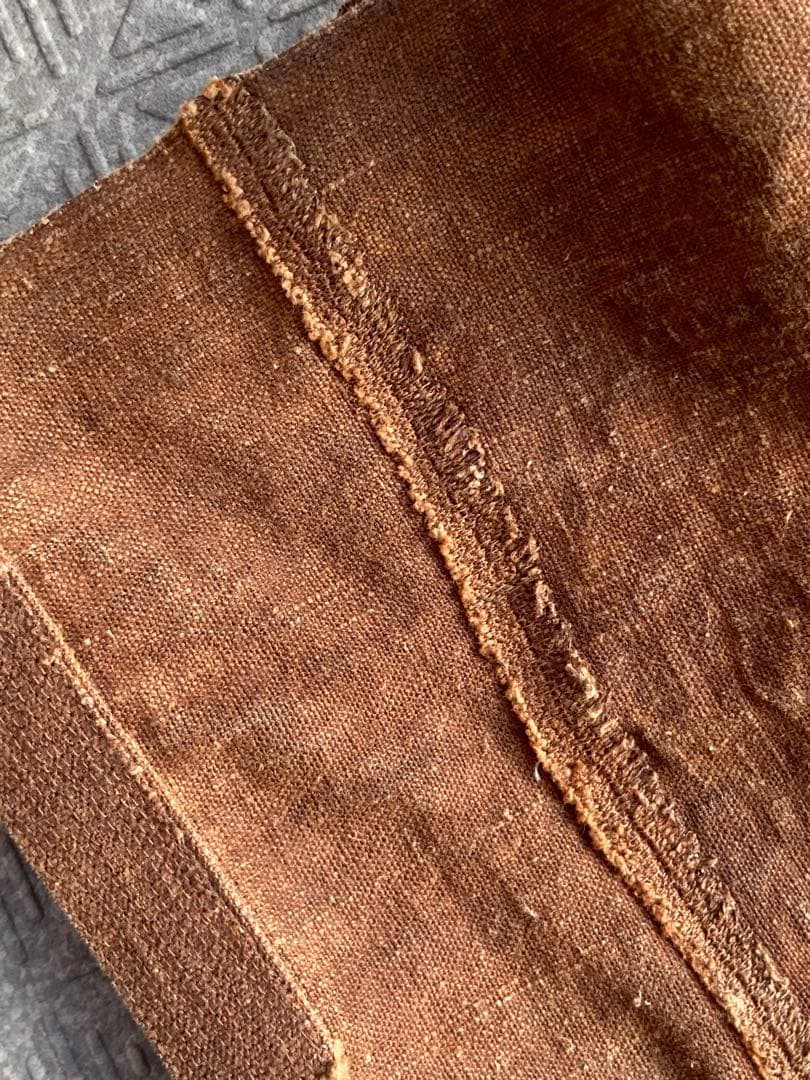 冨沢恭子さん 柿渋染め ショルダーバッグ 焦茶色 - メルカリ