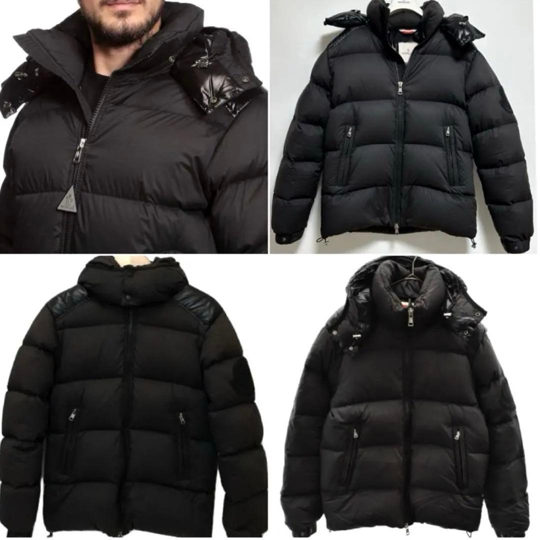 モンクレール BERNIER ブラック 黒 ダウンジャケット 国内正規品 極美