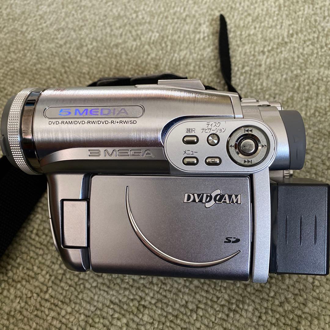 【大値下げ】日立DVD CAM 2メガピクセル　バッテリー　記録媒体　バック&箱