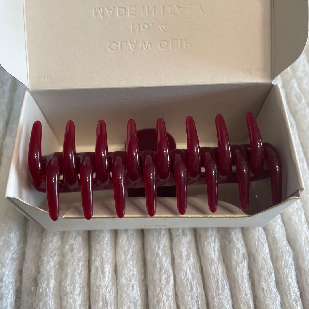 UNDO HAIRWARE】No.4 ヘアクリップ ボルドー - メルカリ