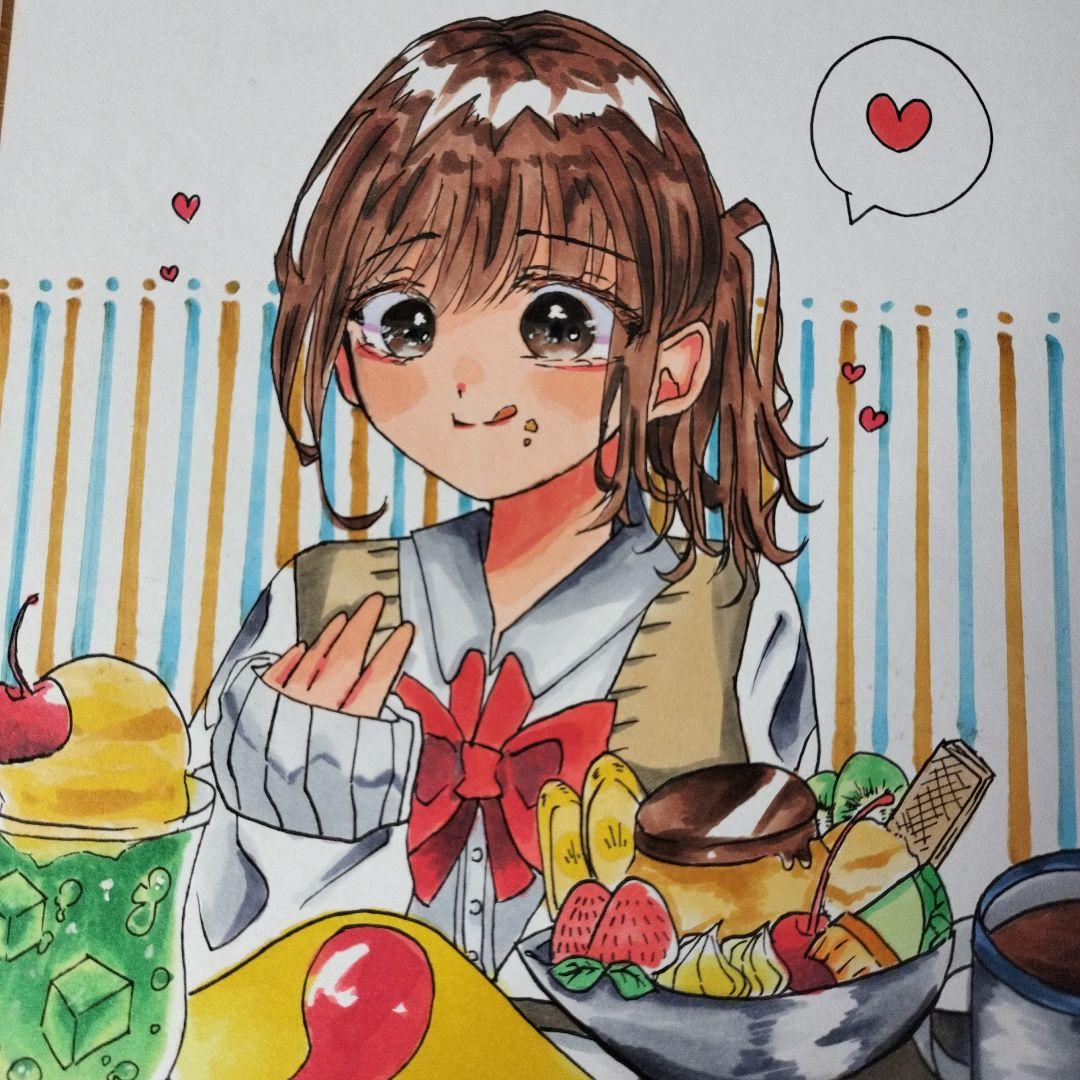 オリジナル手描きイラスト - メルカリ