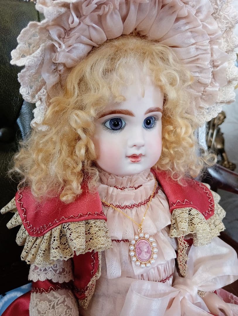 ビスクドール　♥ビクトリアンスタイル のジュモー　ヴァイオレットの眼差し♥ ビスクドール ♥ビクトリアンスタイル のジュモー ヴァイオレットの