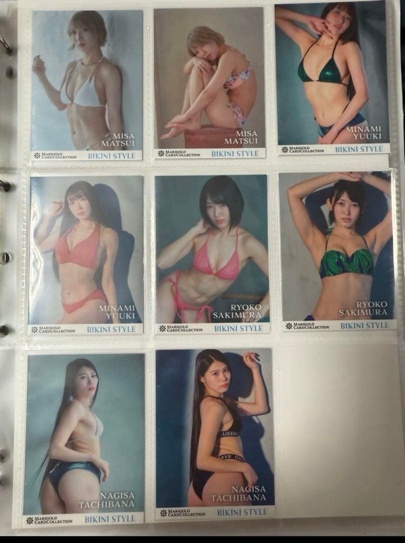 女子プロレス マリーゴールド プロレスカード ビキニカード 26種セット