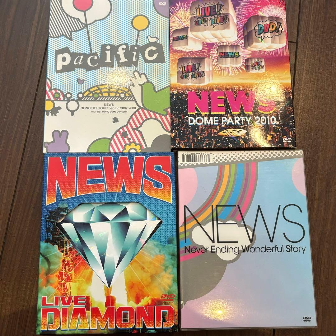 NEWS ライブDVD 4枚セット - メルカリ
