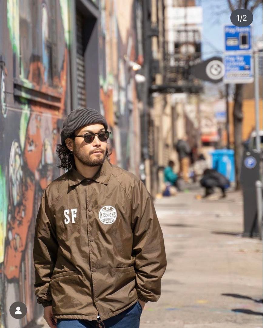 新品 MISSION DISTRICT コーチジャケット ネイティブジャパニーズ