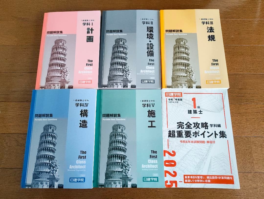 一級建築士試験 学科 問題解説集 2025 日建学院 - メルカリ