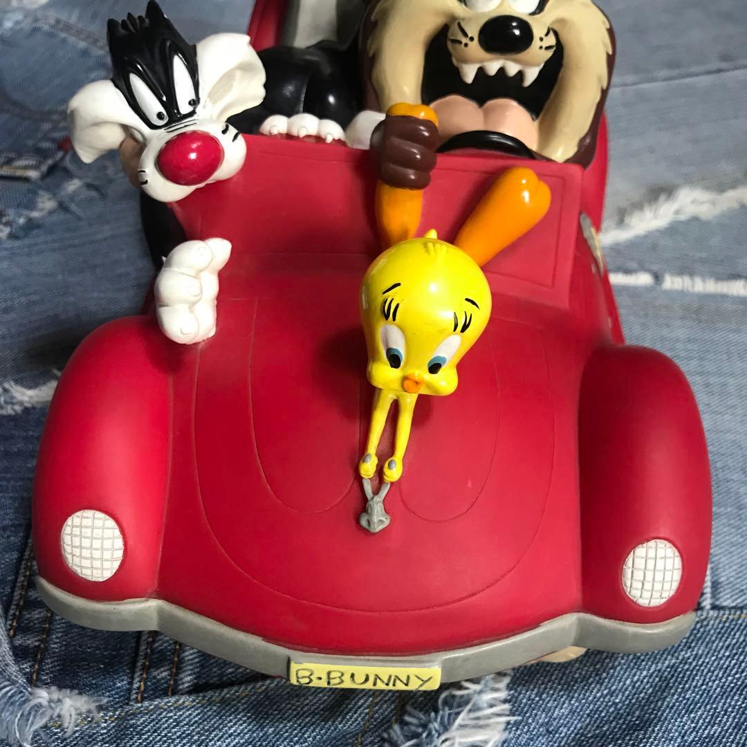 ワーナーブラザーズ バックスバニー トゥイーティー 貯金箱 ソフビ