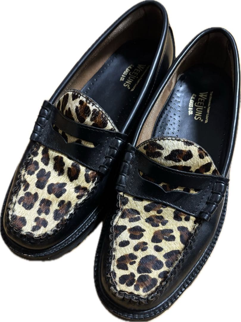 G.H.BASS ローファー レオパード ジーエイチバス ghbass