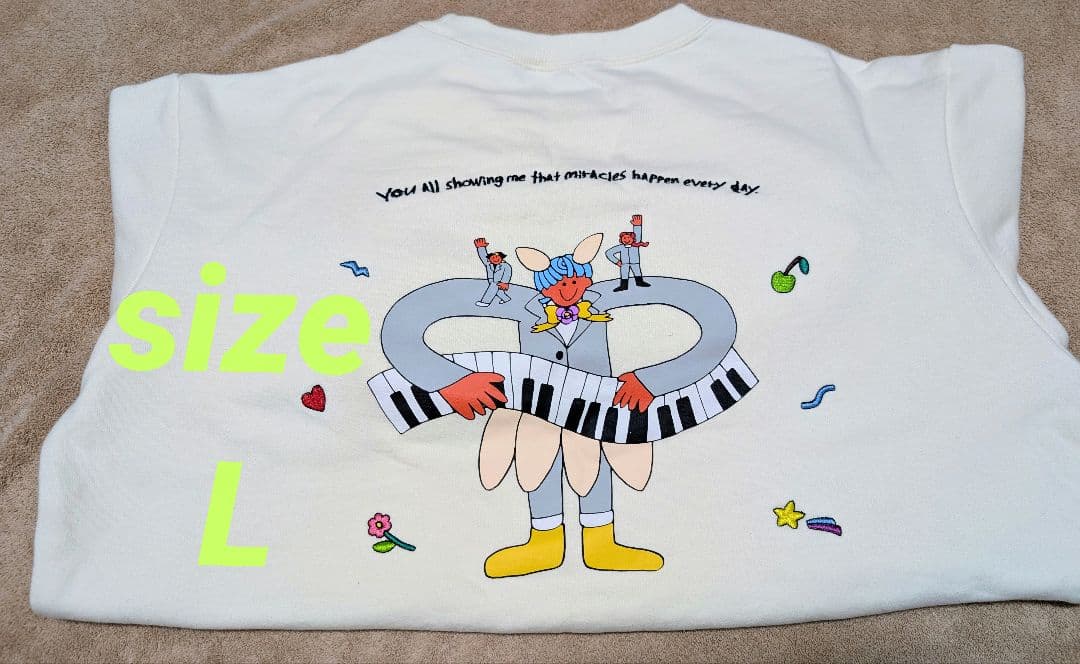 藤澤涼架 バースデー スウェット L Mrs.GREENAPPLE Lサイズ〉Mrs GREEN APPLE 藤澤涼架 バースデーグッズ スウェット