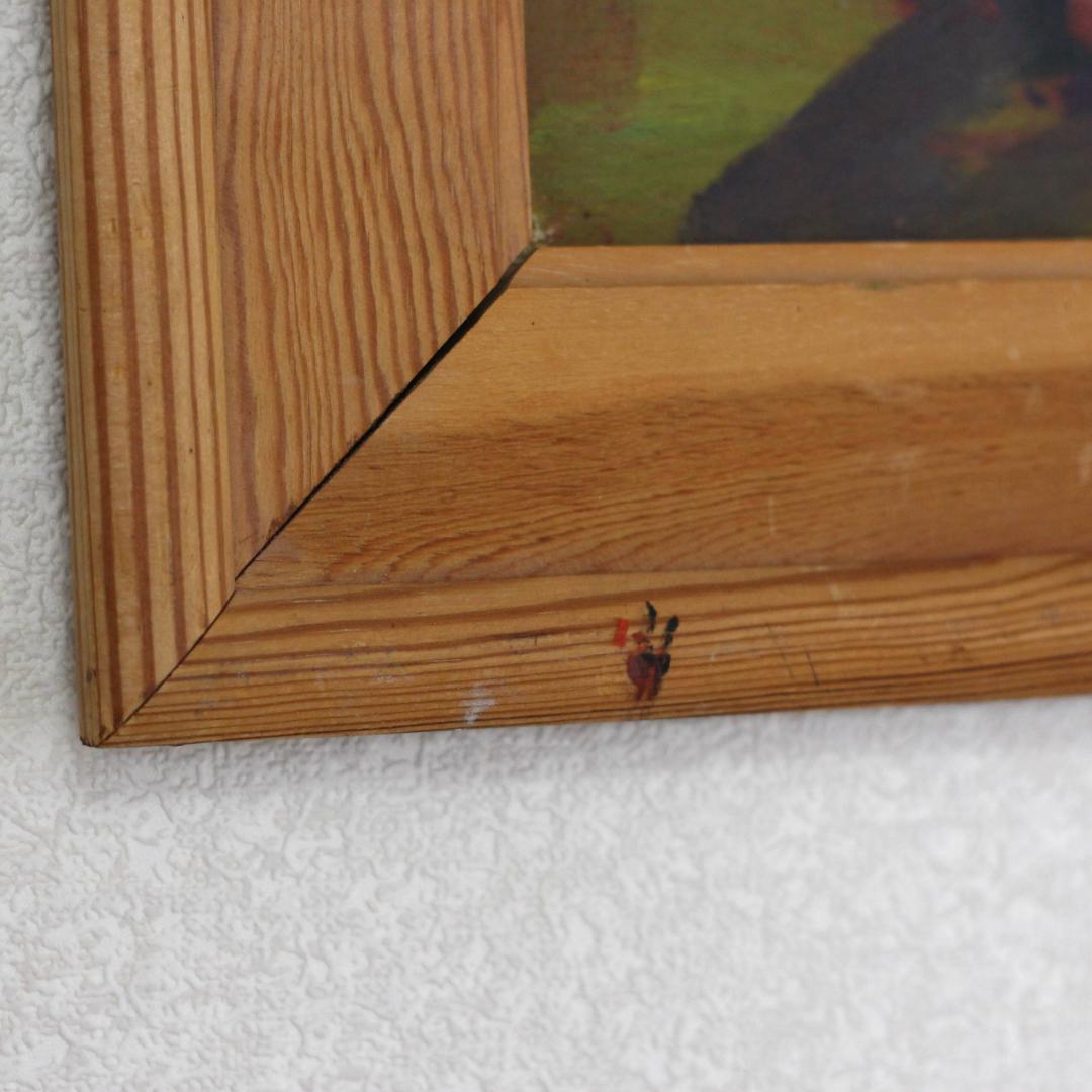 超貴重・一点物】エリックホグラン Erik Hoglund 油彩画 北欧アート