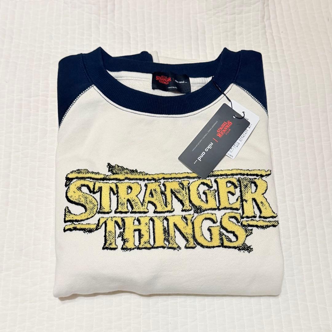 本日限定価格☆STRANGER THINGS ニコアンド ラグラン スウェットM