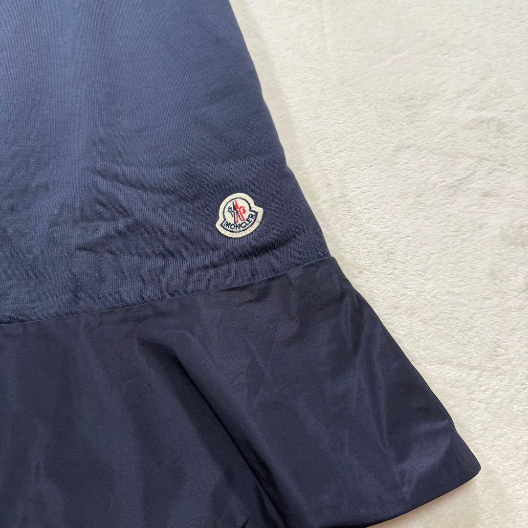 MONCLER スウェット 異素材 切替 ワンピース ワンポイント M - メルカリ