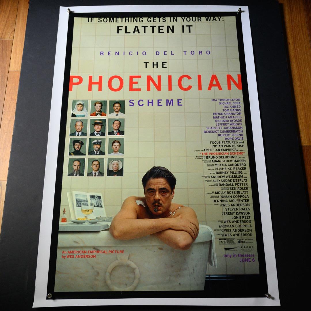 映画館用両面ポスター】ザ・ザ・コルダのフェニキア計画 ウェス