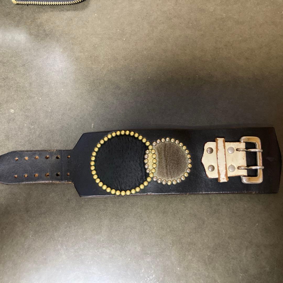 WOLF'S HEAD レザー ブレスレット キムタク 70mm - メルカリ