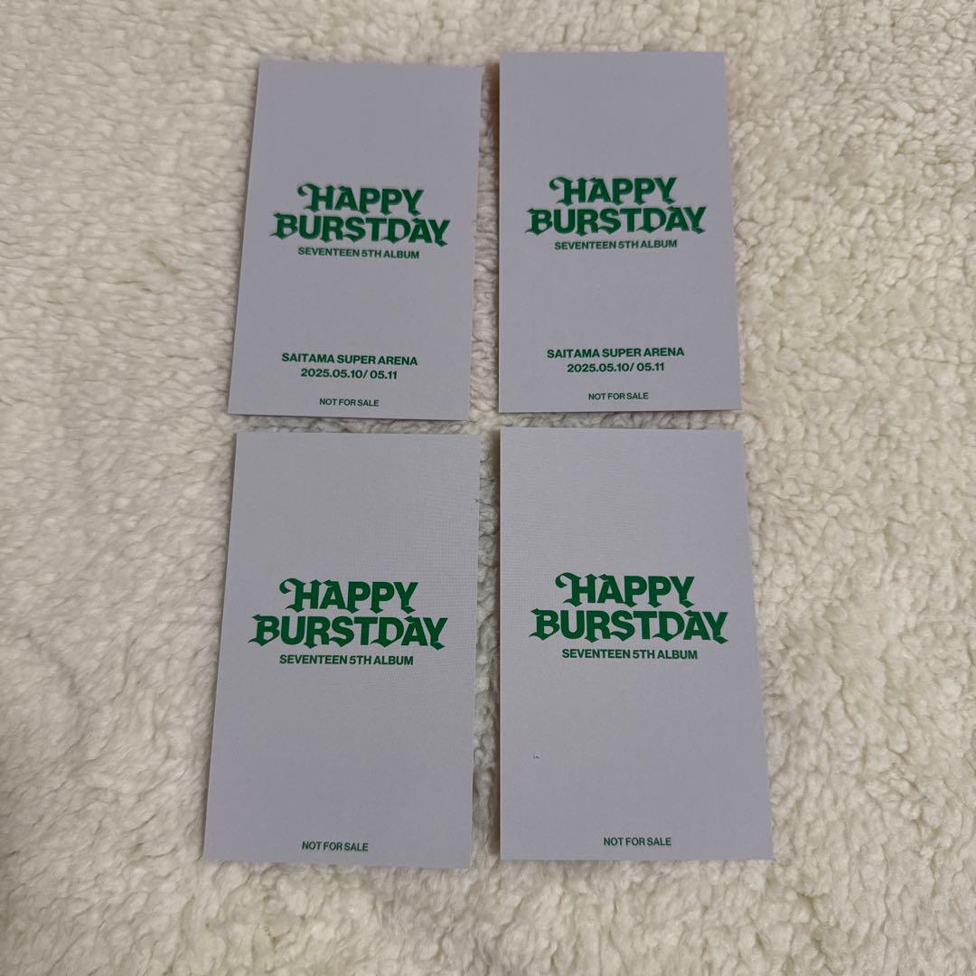 ホシ HAPPY BURSTDAY ユニバ 特典 会場限定 トレカ HBD - メルカリ