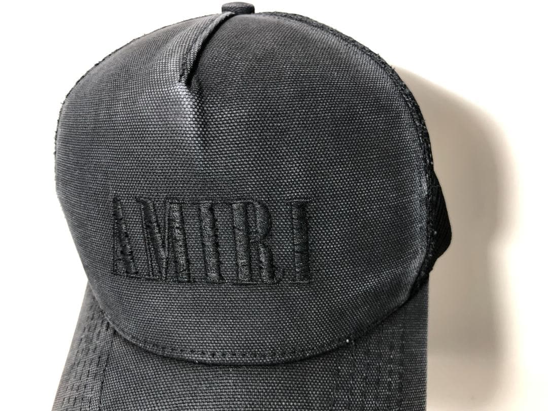 わっさん様 本物 AMIRI ブラック キャップ CORE LOGO - メルカリ