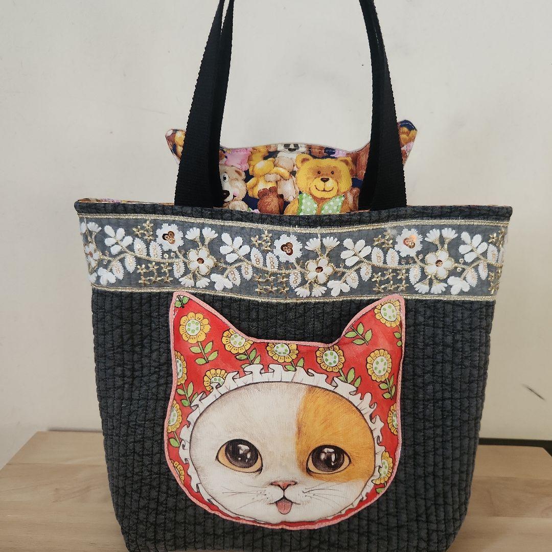 コヤンイサムチョン ねこちゃんトート ハンドメイド - メルカリ
