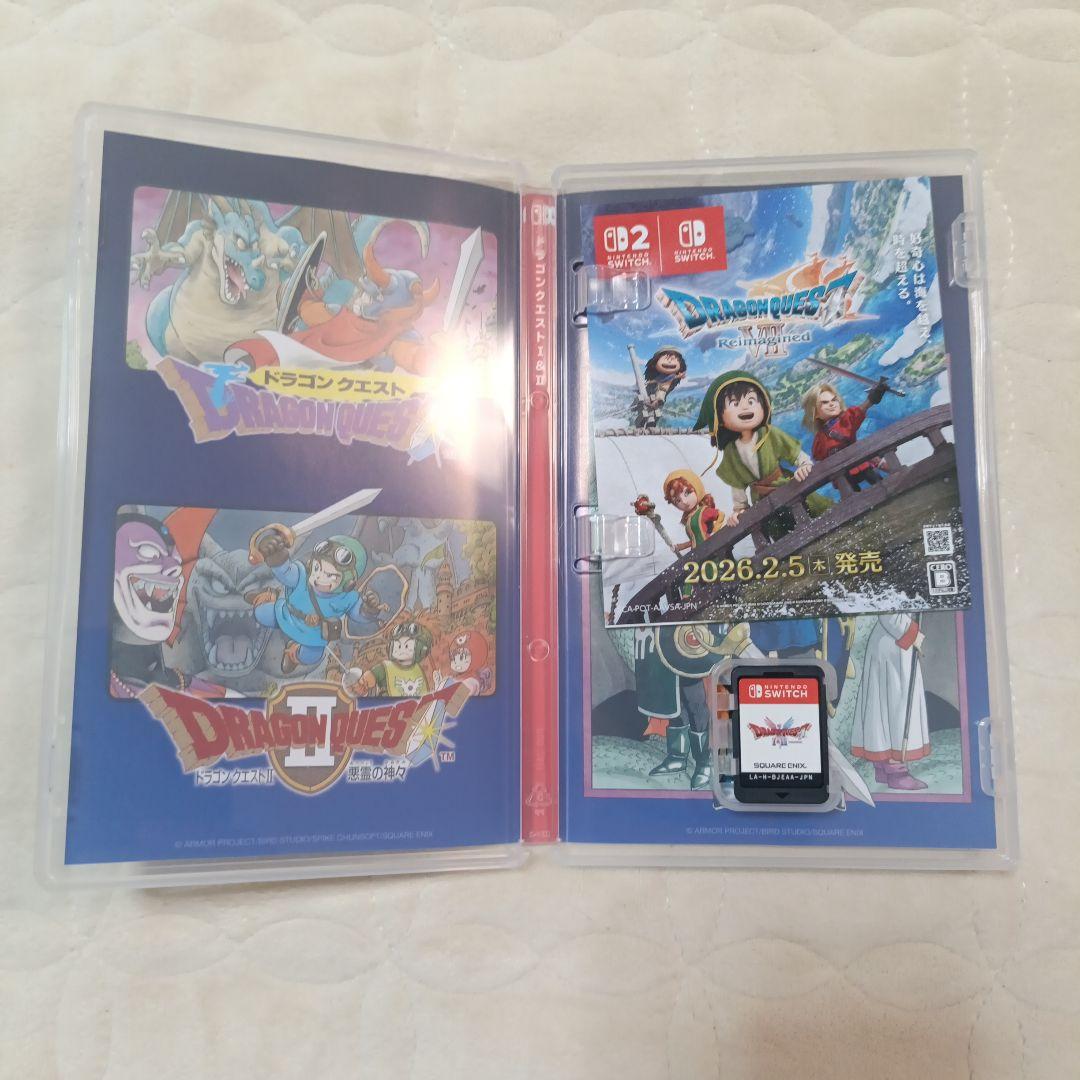 Switch用ドラゴンクエストⅠ＆ⅡとIII 予約特典ピンズ＆ブック型収納BOX ドラゴンクエスト III そして伝説へ…』 勇者と旅の仲間コンプリート