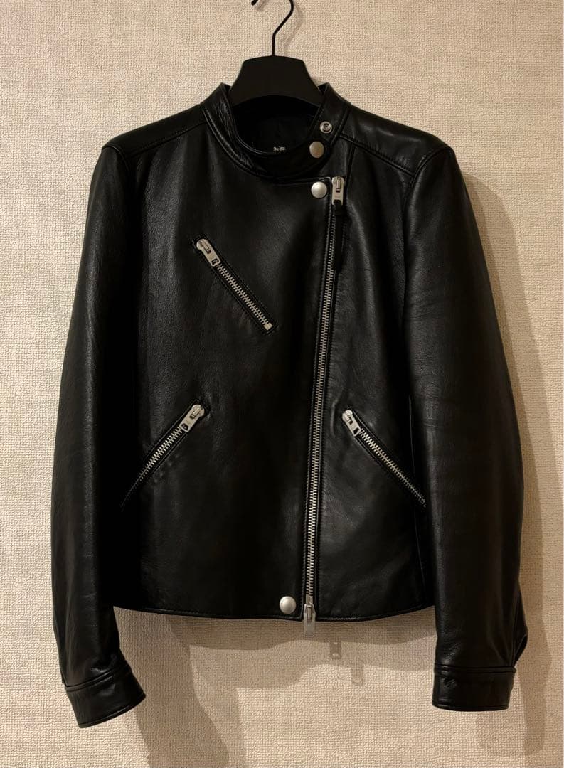 coachコーチ ラムレザージャケッ ト ブラック Magine（マージン）の「LAMB LEATHER COACH JKT:ラムレザー コーチ