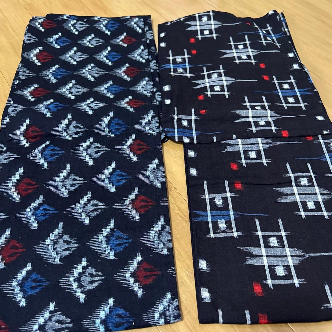 ⑤ 全て久留米絣 長着 木綿 純綿 4着セット - メルカリ