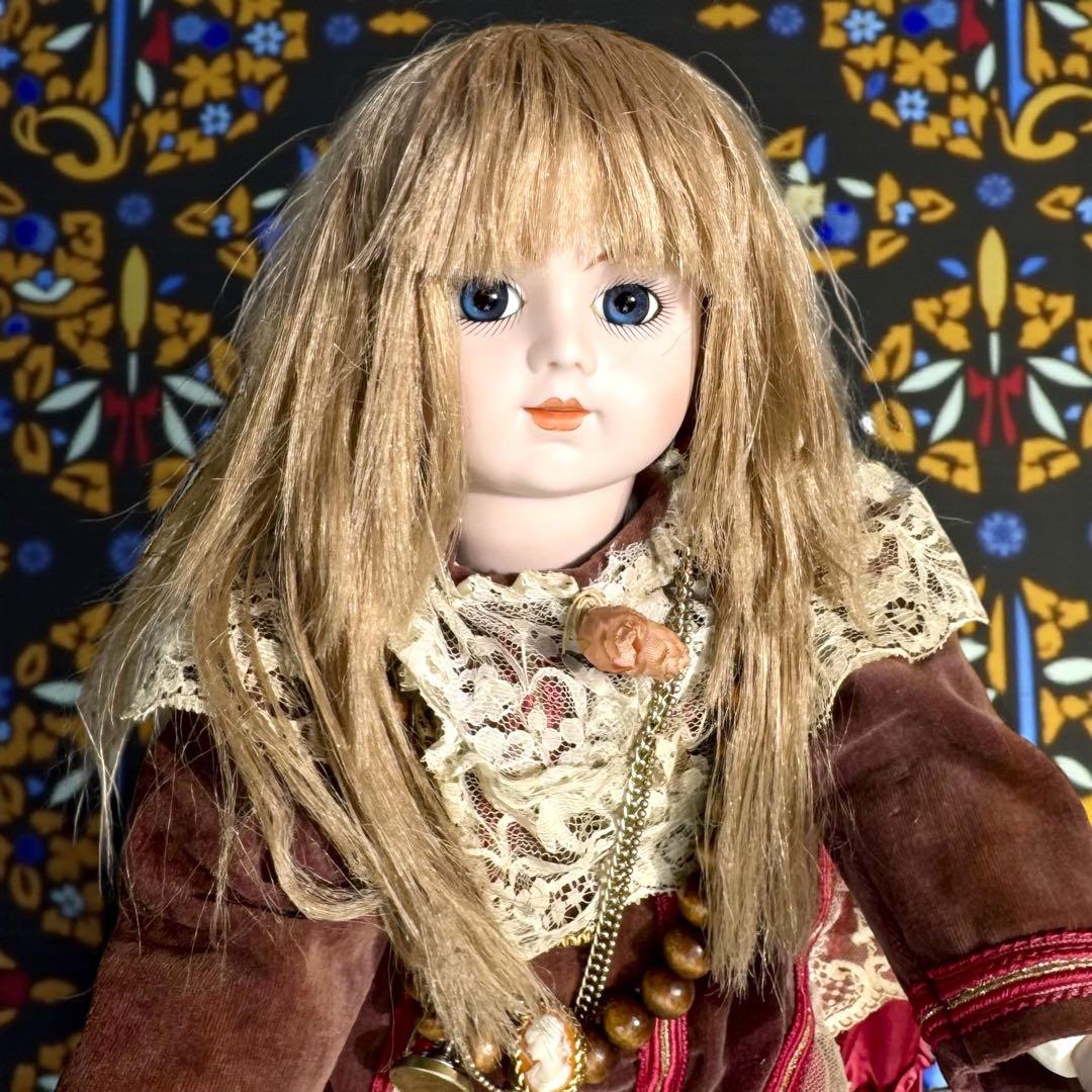 焼きみかん様専用 ビスクドール ブリュ ジュン ローズレッドドレス