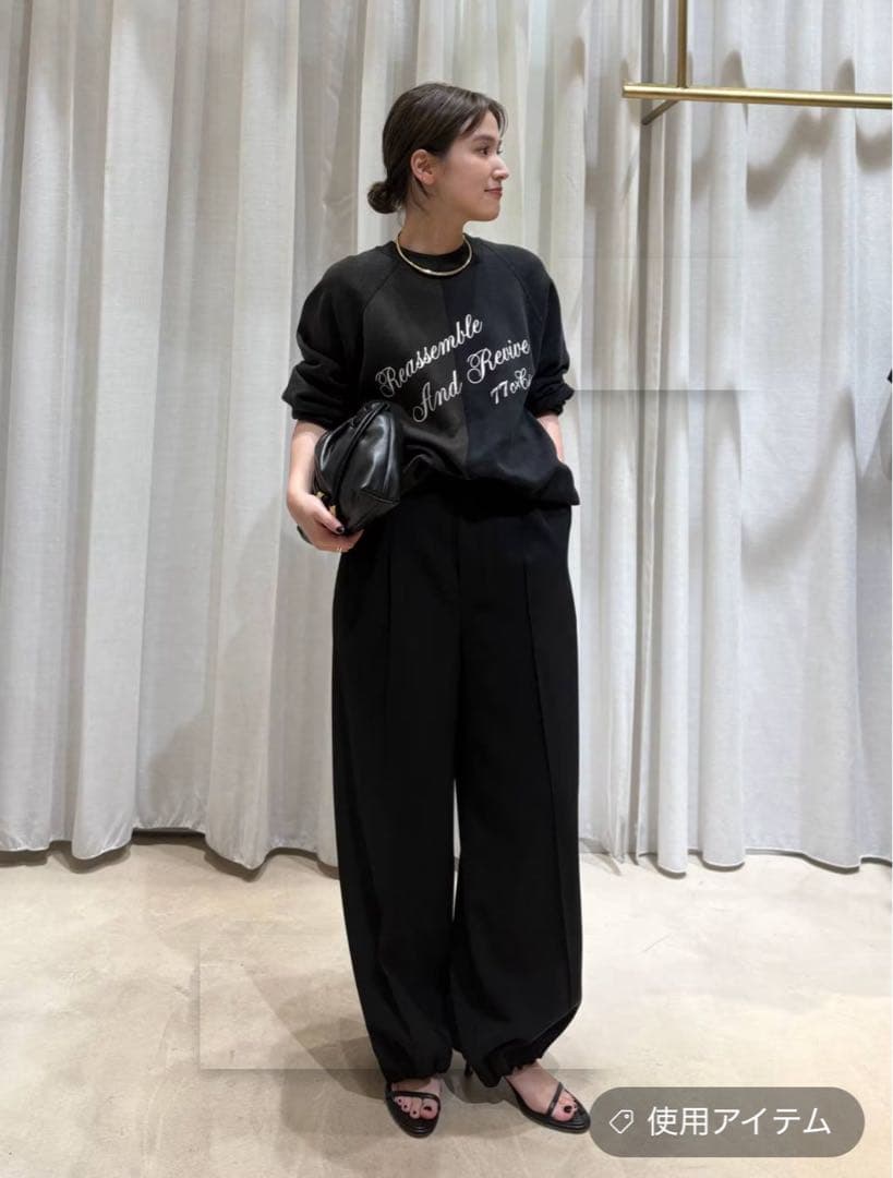 Curensology 77circaリメイク スウェット 黒 - メルカリ