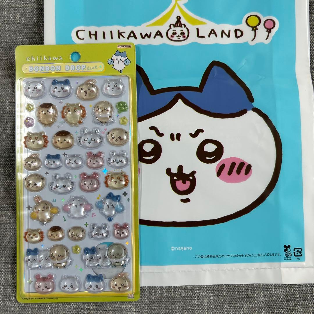 ちいかわ ボンボンドロップシール みんな ニコニコ ショッパー付き