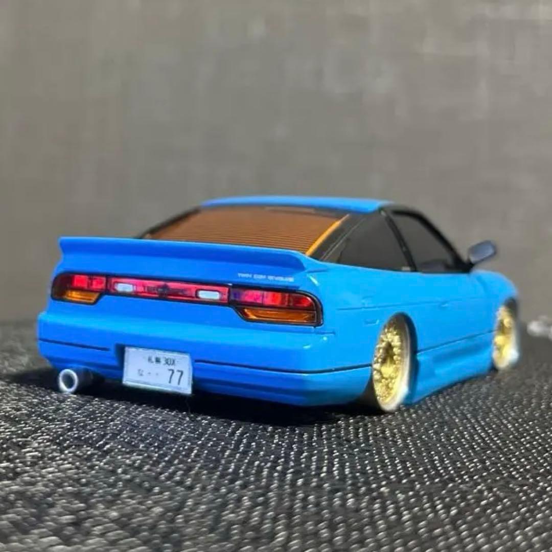 ミニッツシルエイティ ライトブルー フルエアロ Rグリル 角目 - メルカリ