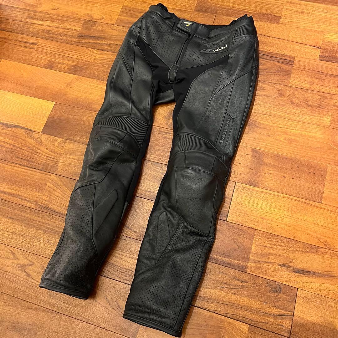 RSタイチ レザーパンツ黒 サイズLW RS TAICHI 牛革 - メルカリ