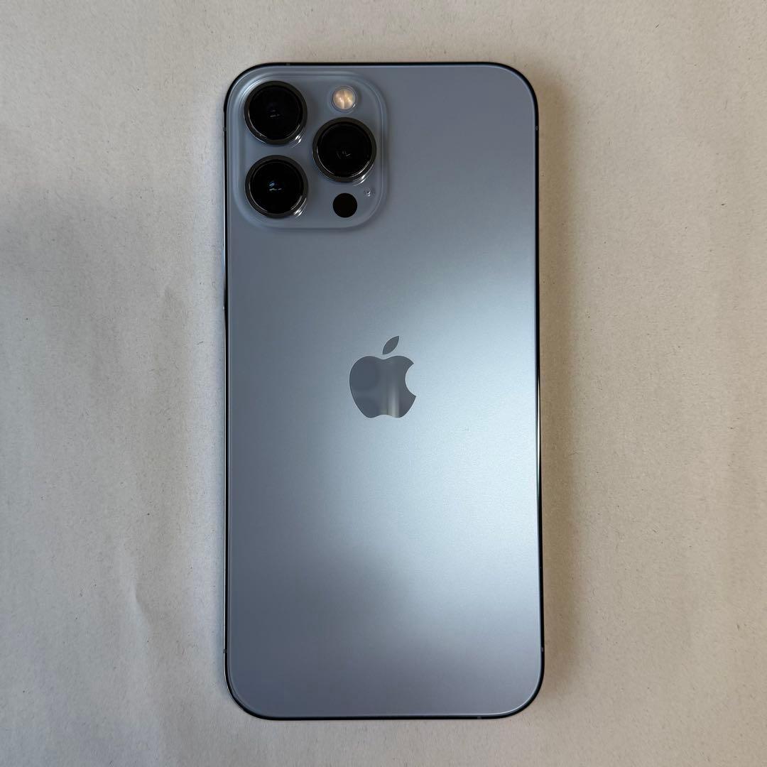 iPhone 13 Pro Max 128GB シエラブルー バッテリー100% ムスビー｜iPhone 13 Pro Max 128GB バッテリー100％ シエラブルー