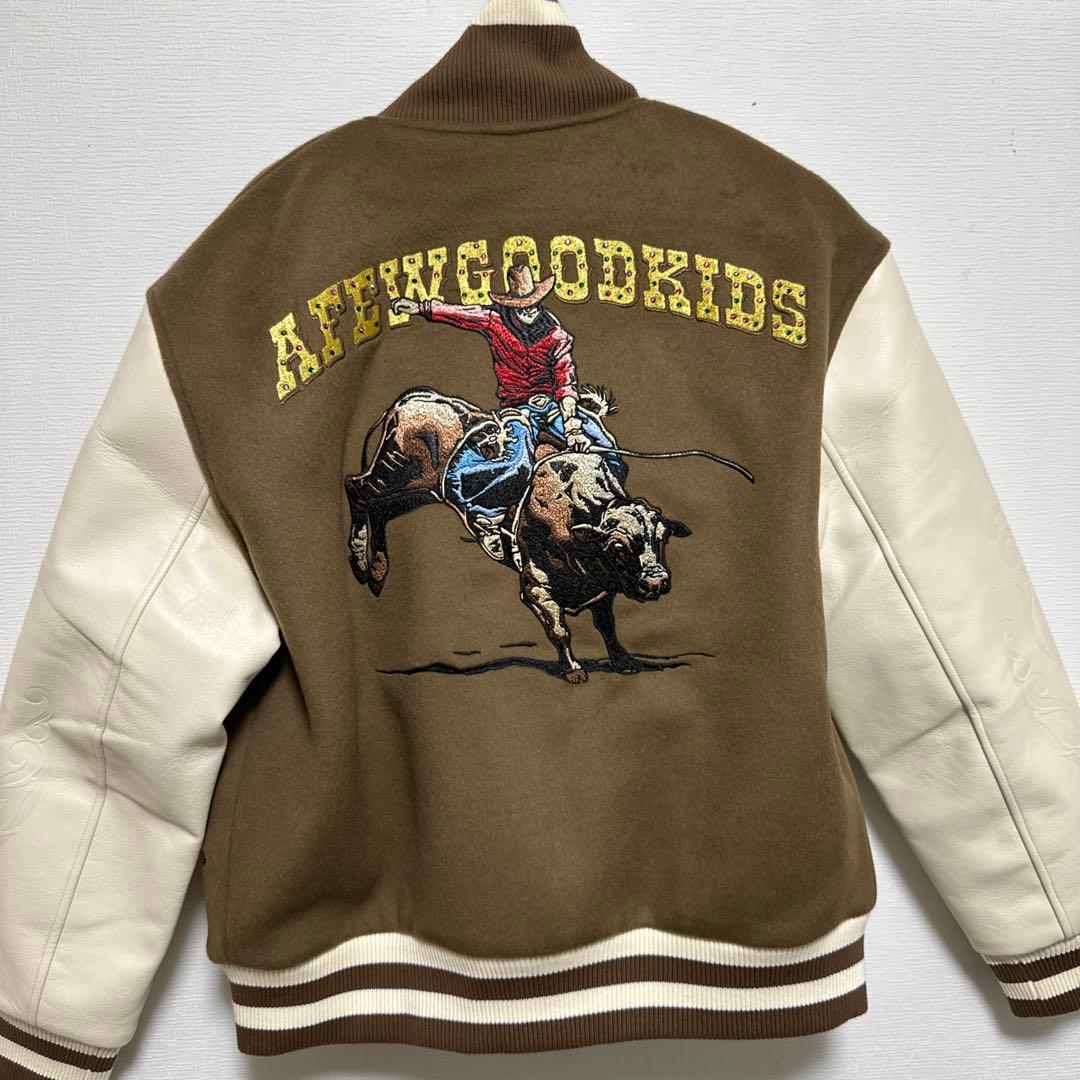極上美品！AFGK x 重盛さと美 WESTERN VIRSITY JACKET - メルカリ
