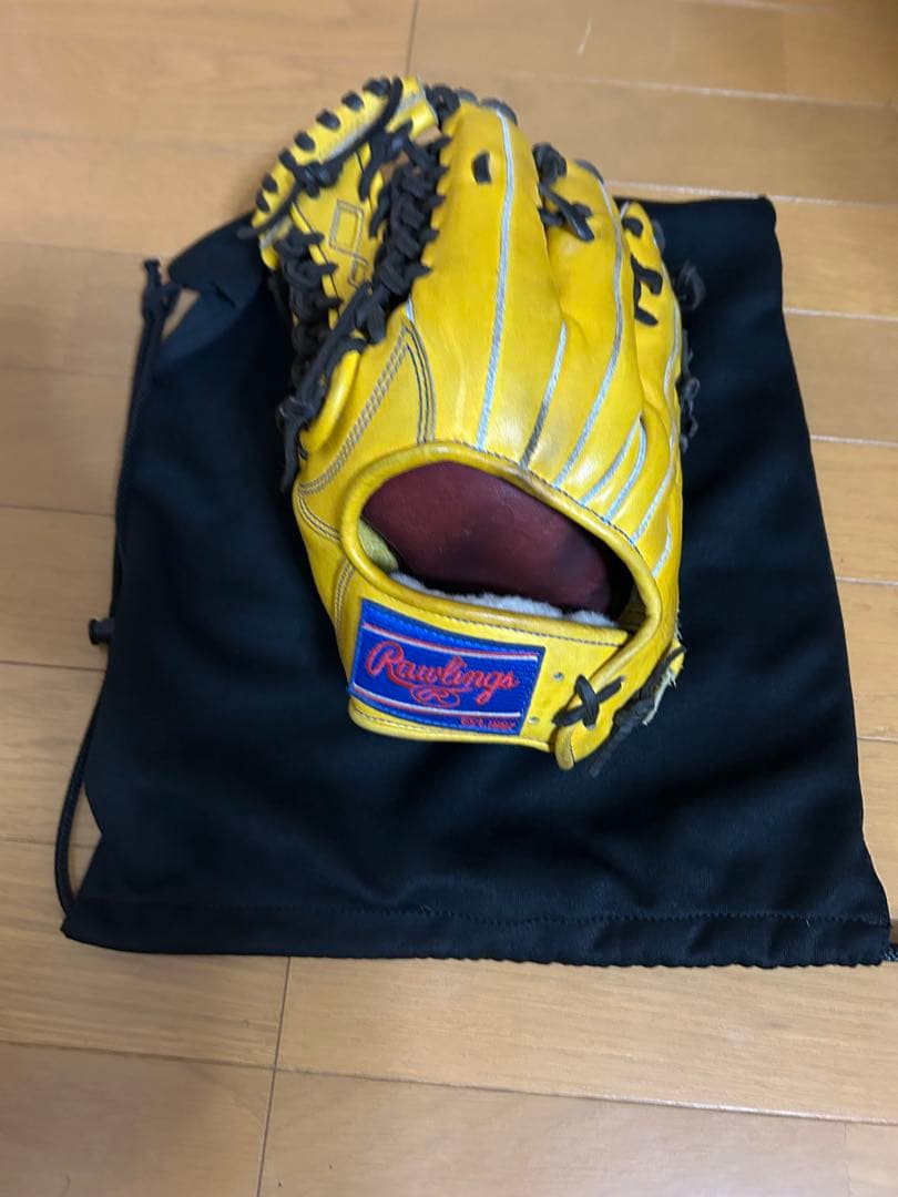 ローリングス 硬式用 外野手用グラブ 左 袋付き ローリングス（Rawlings）（メンズ）硬式用グラブ 外野手用 野球