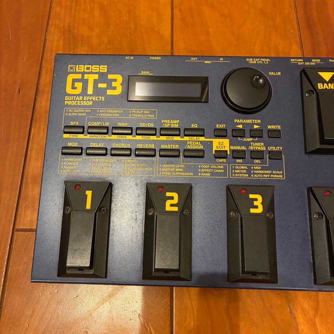 中古】BOSS GT-3 マルチエフェクター 純正アダプター - メルカリ