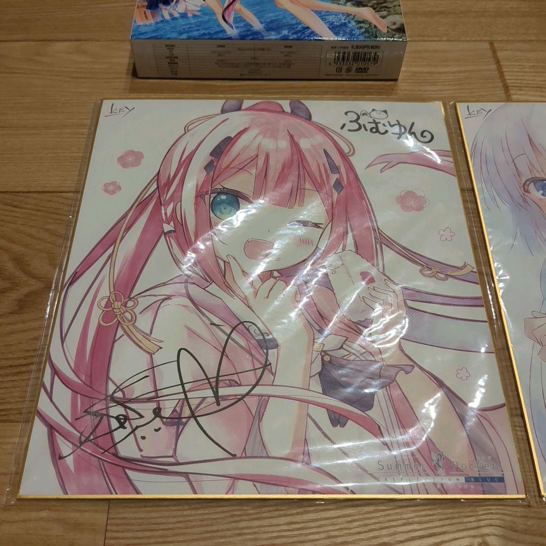 Summer Pockets REFLECTION BLUE 初回限定版 色紙 - メルカリ