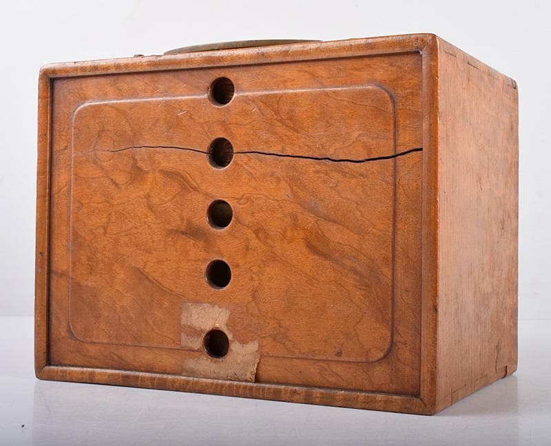 中国 竹嵌 骨牌 背竹牌 麻雀牌 木箱付 D 8693 - メルカリ