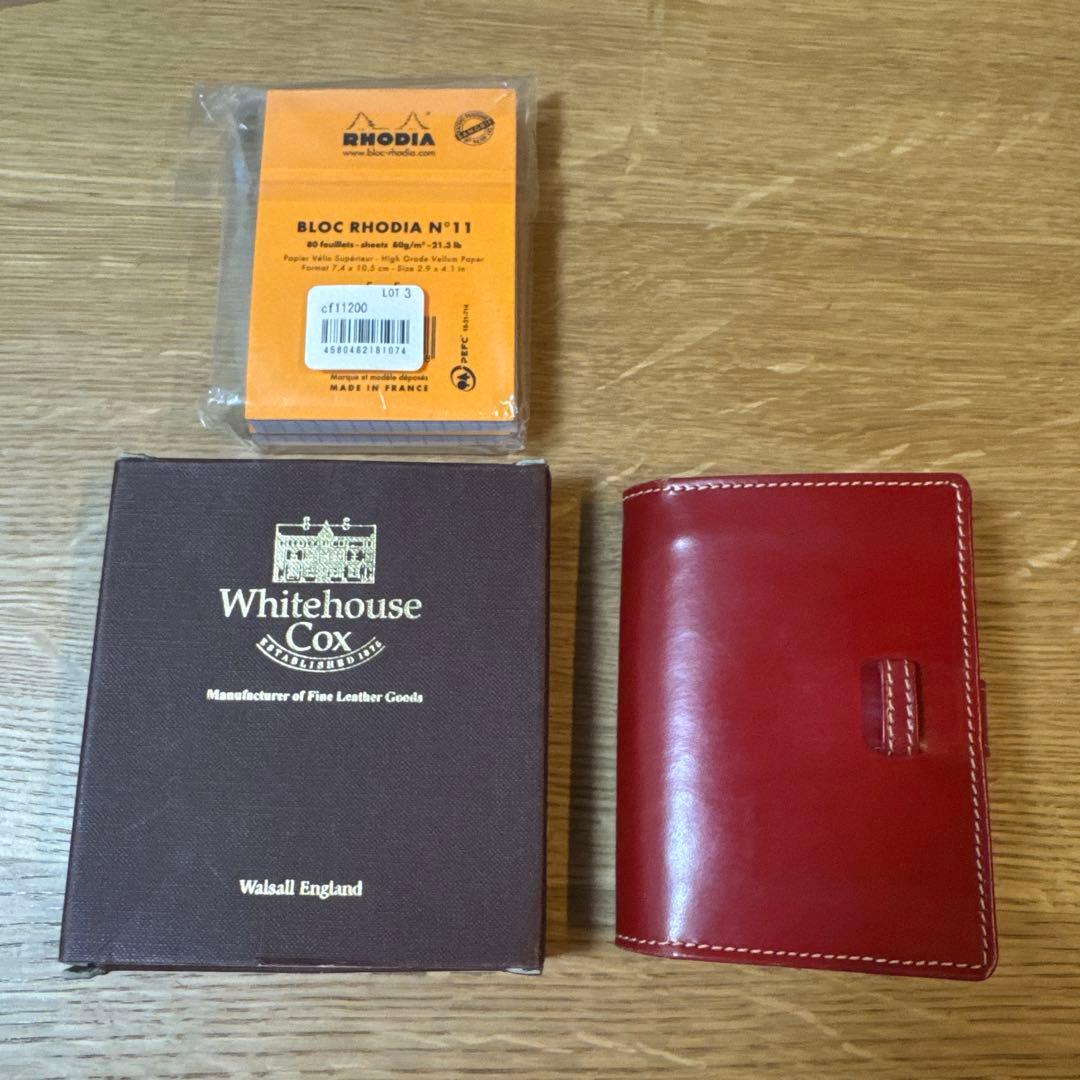 Whitehouse Cox 赤 レザー Whitehouse Cox（ホワイトハウスコックス） 財布 WHITEHOUSE COX