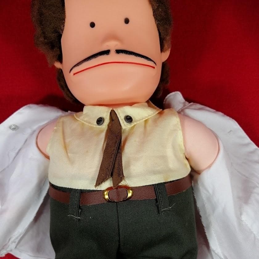 Dr.スランプ アラレちゃん 則巻千兵衛 白衣 ソフビ M ポピー 未使用