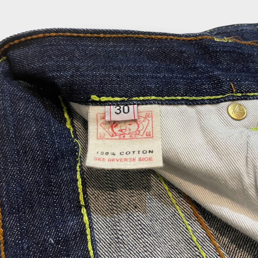 00’s《EVISU》ビックカモメ　デカカモメ　ピンク　濃紺　大黒　希少　美品