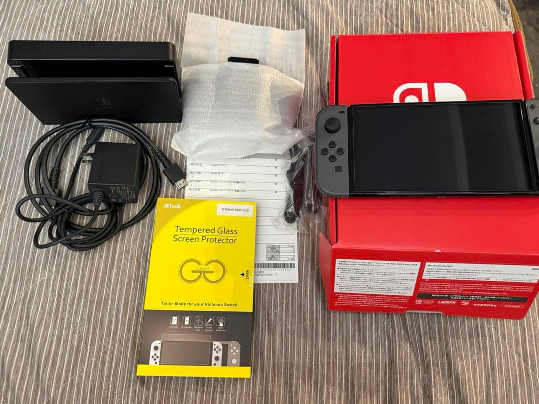 Nintendo Switch 有機EL ストア限定 カスタマイズ ブラック eXtremeRate 任天堂スイッチ有機EL用カスタム交換フルセットシェル