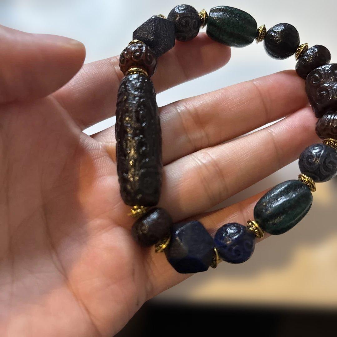 これは！すっごいパワーあります！ゾックゾクします！チベットマニ車天珠！やば〜い！