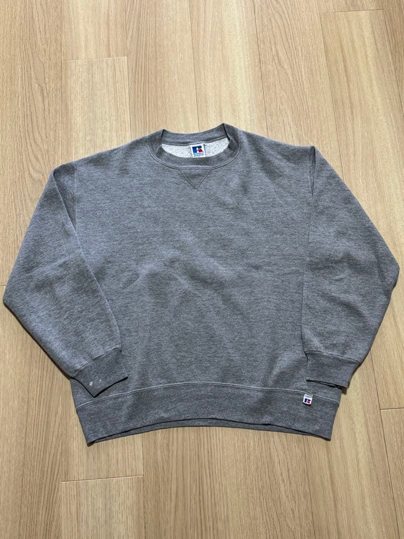 USA製 L ラッセルアスレチック 無地スウェット 前Vガゼット - メルカリ