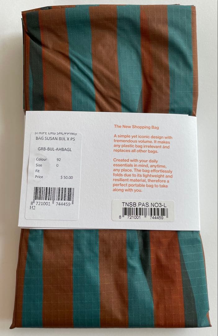 ポールスミス Susan Bijl エコバッグ Lサイズ スーザンベル ネイビー