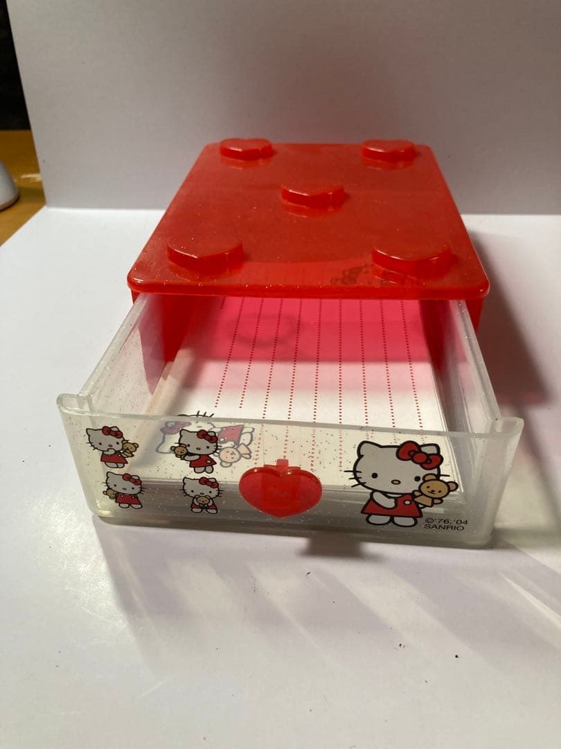 ハローキティ 小物入れ引き出し付き レターセット ① 2004年製 - メルカリ