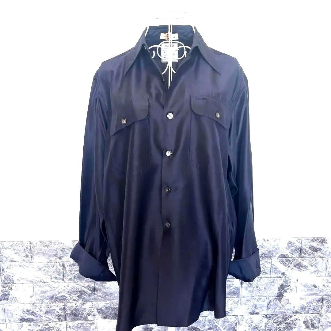 【MADISONBLUE】シルクハンプトンシャツ☆クリーニング済 清潔品 HAMPTON BACK SATIN SHIRT | SHIRT/BLOUSE | MADISONBLUE