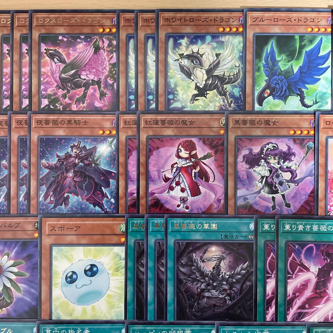 本格構築 ローズドラゴンデッキ レッドローズドラゴン 黒薔薇の破滅竜